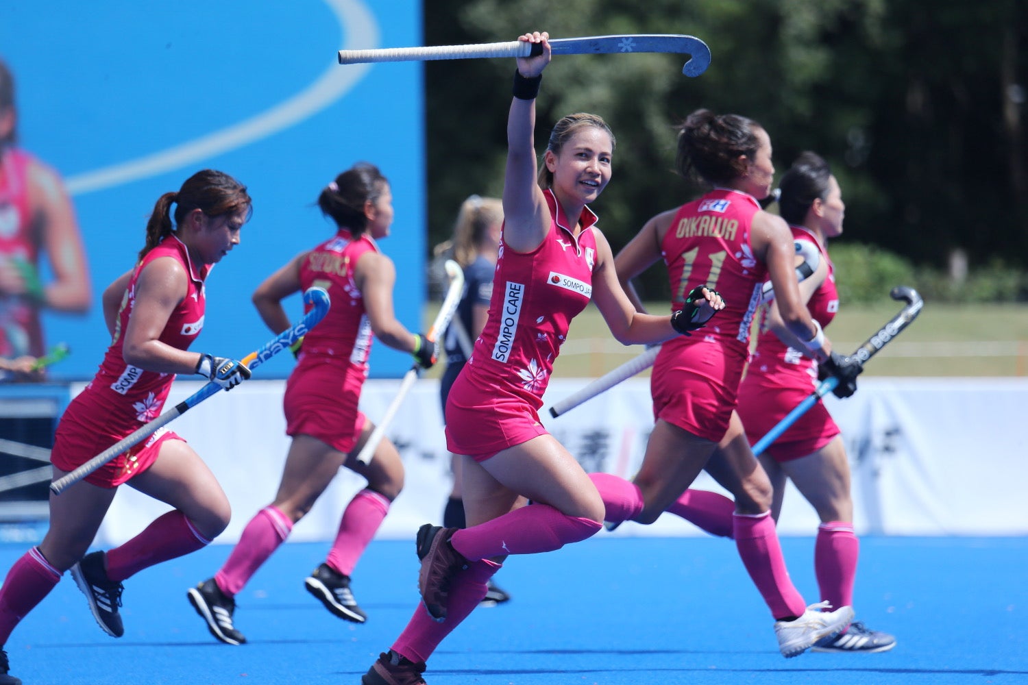 「ホッケー日本代表国際強化マッチ」の様子（提供写真）