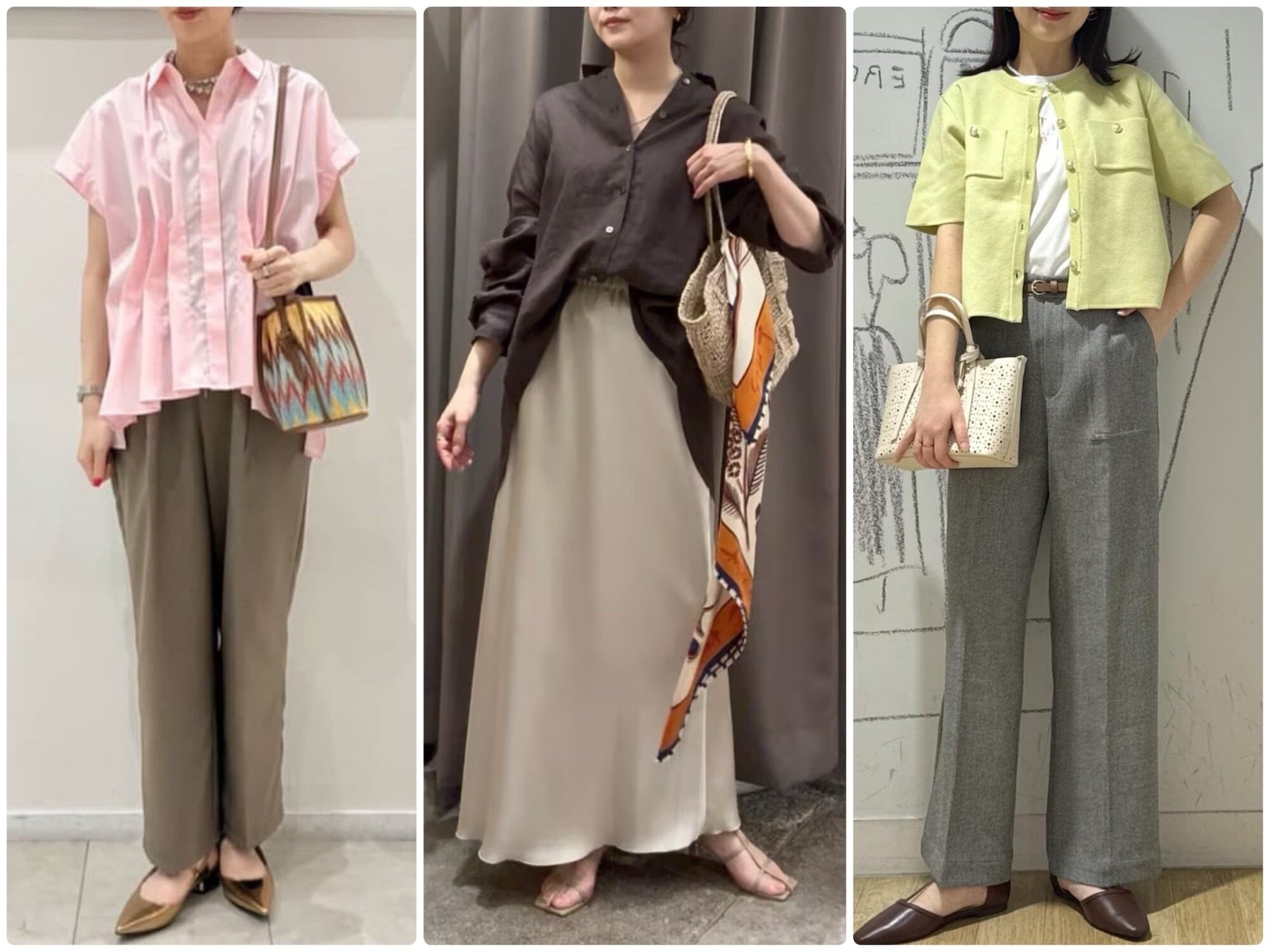 急な暑さで「着る服がない」とお悩みの40代50代に！ 今っぽさ抜群「初夏のきれいめコーデ」3選