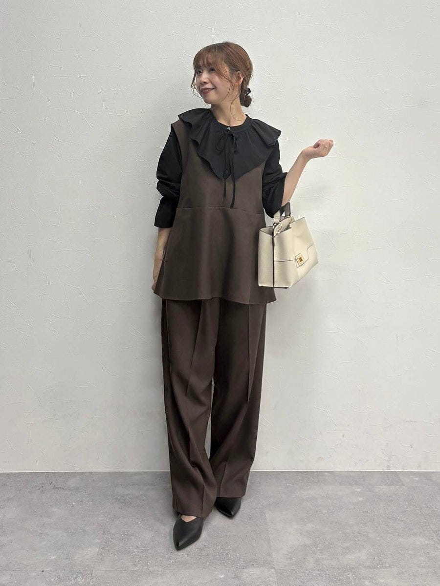 グローバルワークのツイードライクサロペット