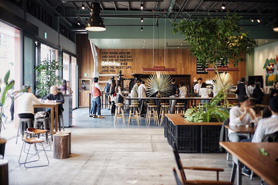 Little Darling Coffee Roasters店内