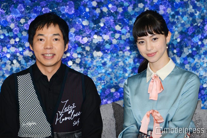 取材に応じた今田耕司&中条あやみ(C)モデルプレス