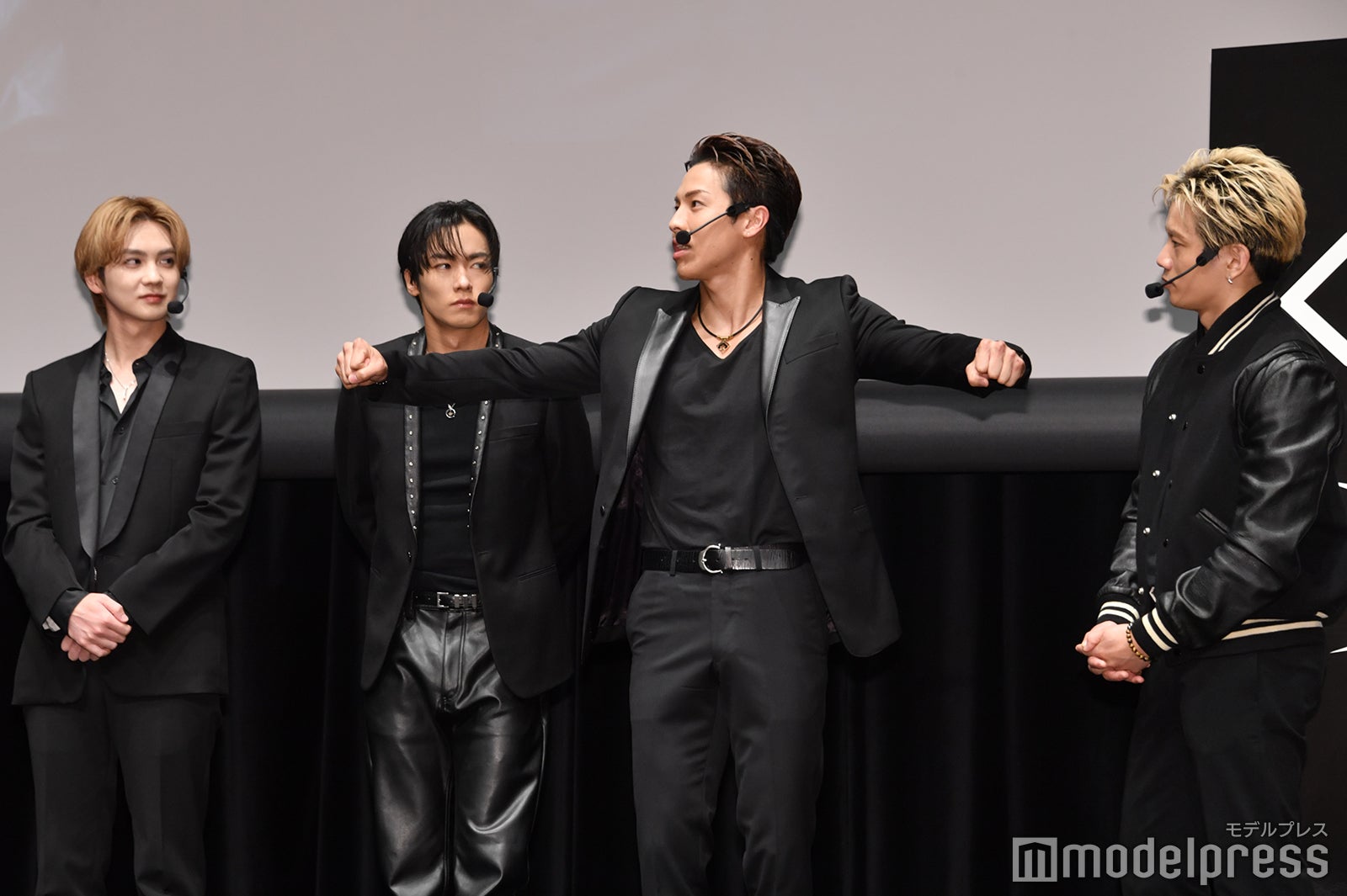 CM撮影時に披露したトレーニングがきつかったことを明かしたRIKU（C）モデルプレス