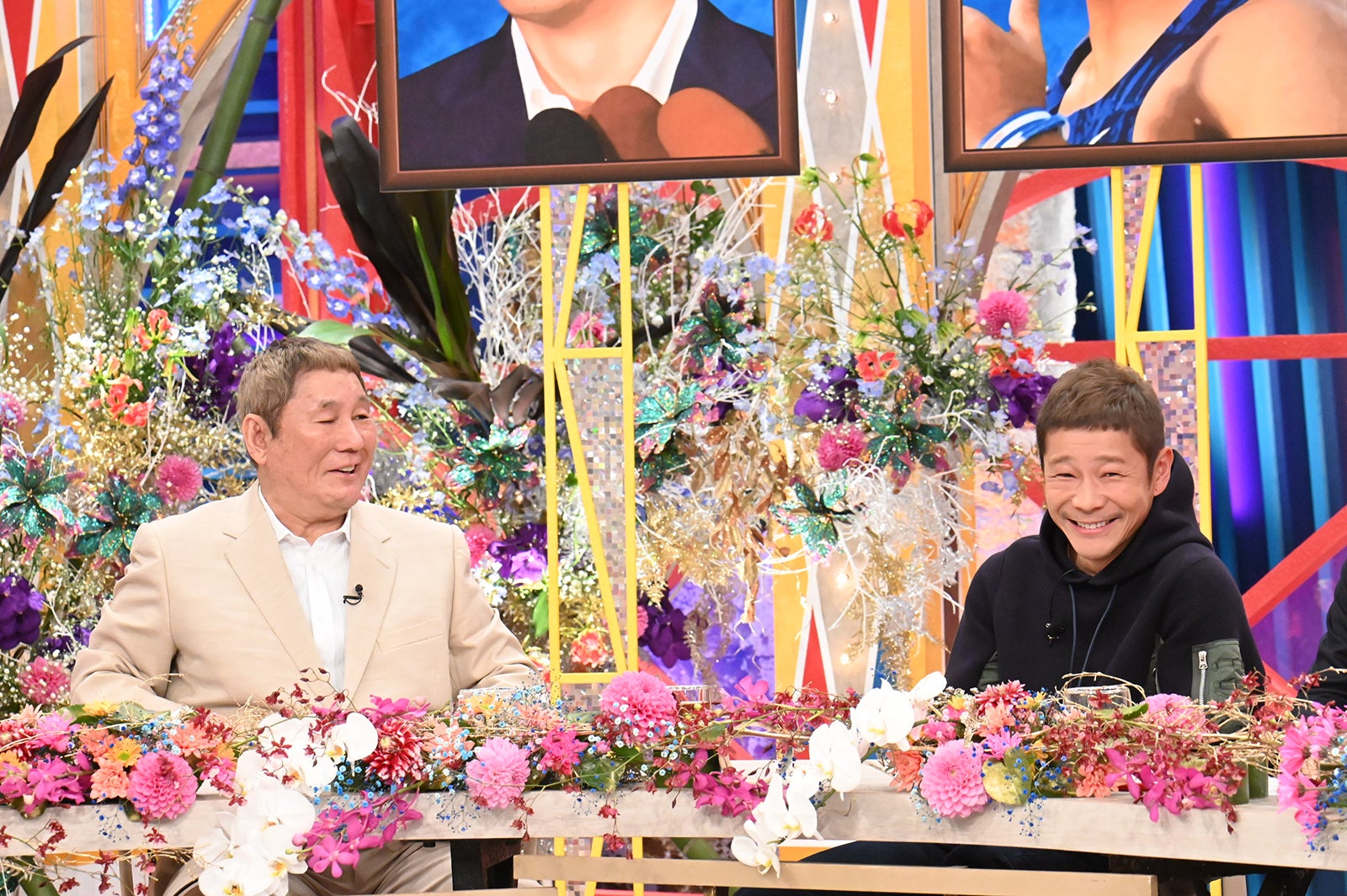 ビートたけし、前澤友作（画像提供：テレビ朝日）