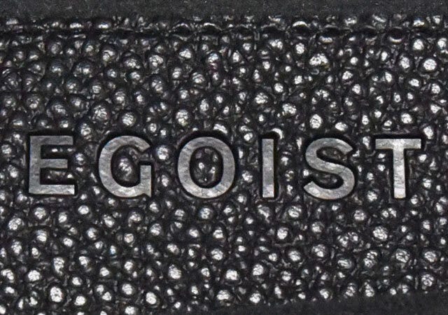 付録　ムック　エゴイスト　ショルダーバッグ　フェイクレザー　シボ感　ロゴ