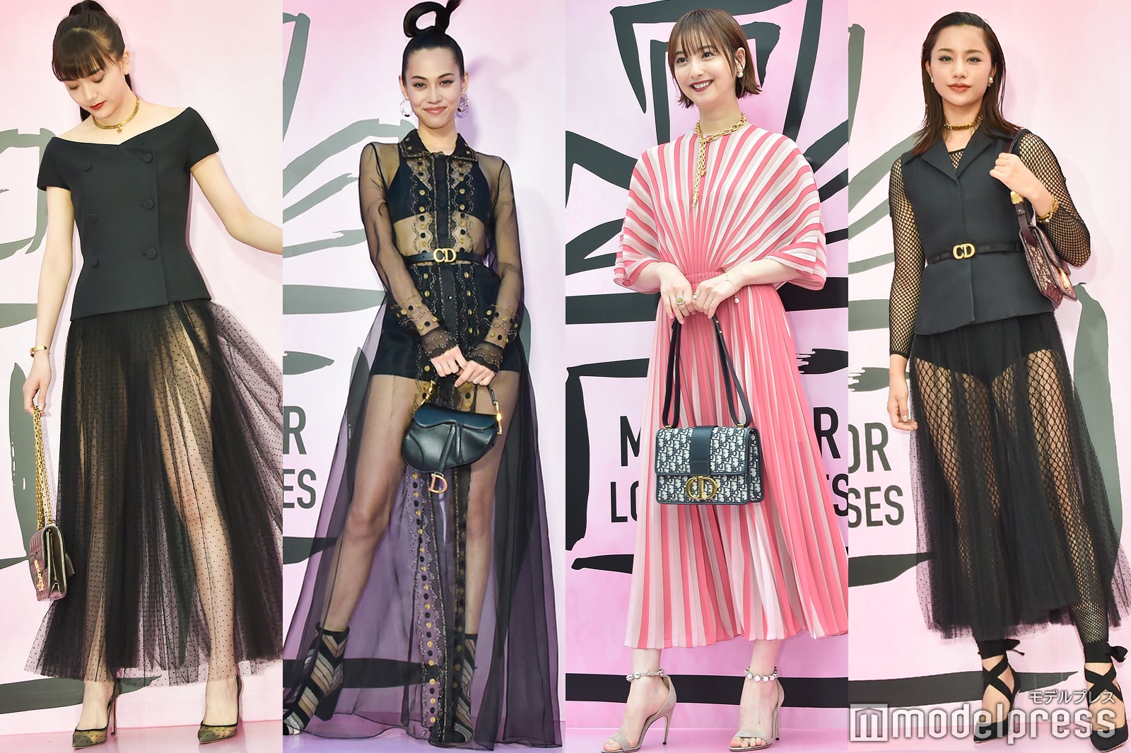 【写真特集】水原希子・松井愛莉、SEXY透けドレスで魅了 佐々木希・大政絢・鈴木えみら豪華集結＜MISS DIOR LOVE N’ROSES＞