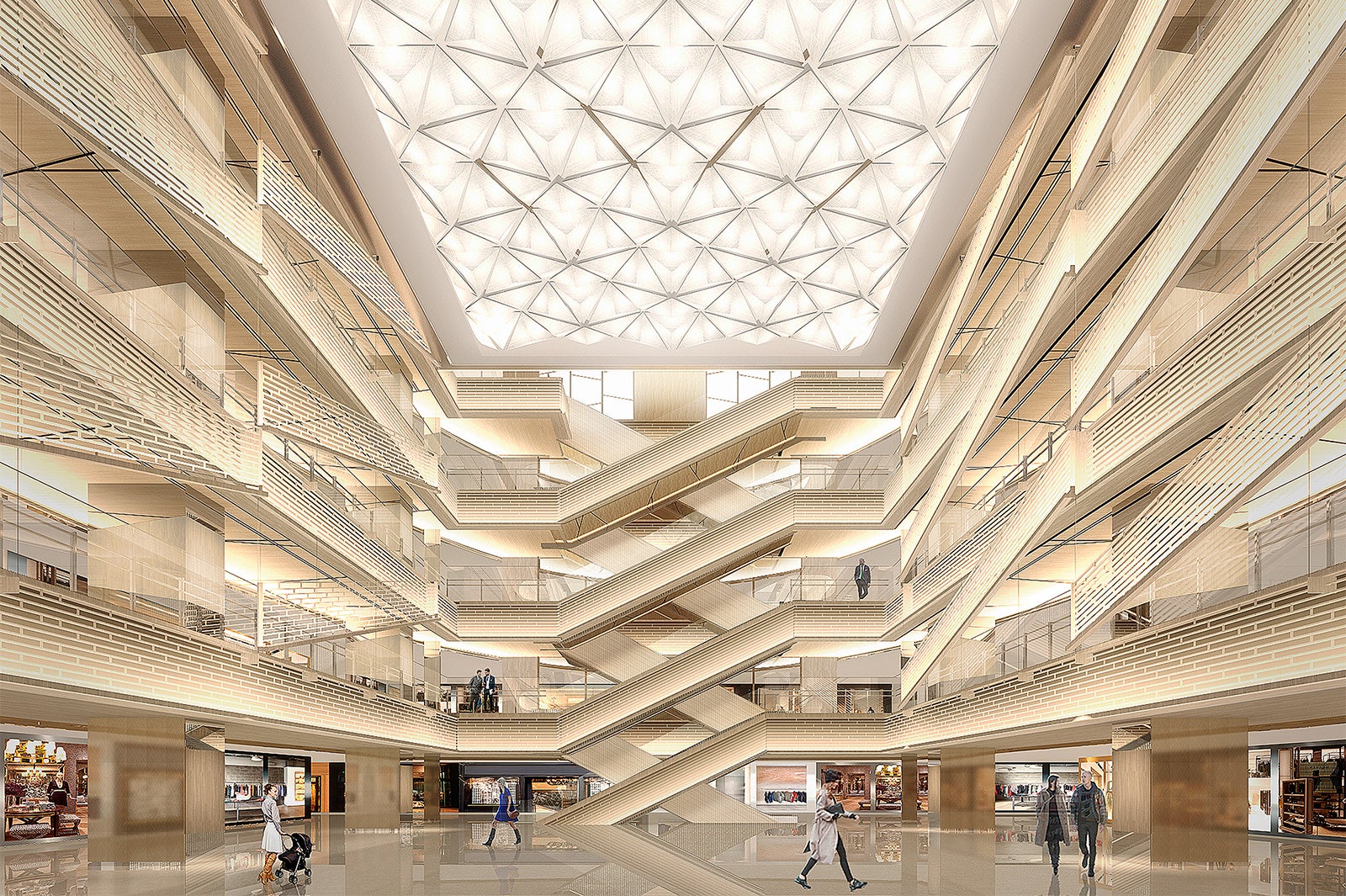 中央吹き抜けイメージ／画像提供：住友商事