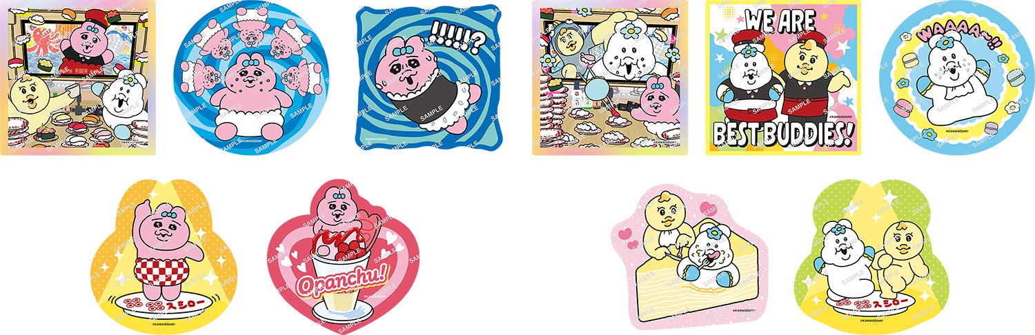 コラボ限定ステッカー（全10種）イメージ（提供写真）