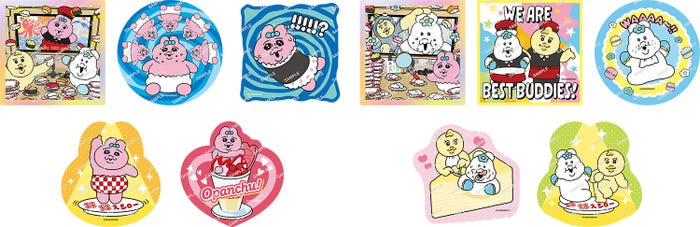 コラボ限定ステッカー(全10種)イメージ(提供写真)