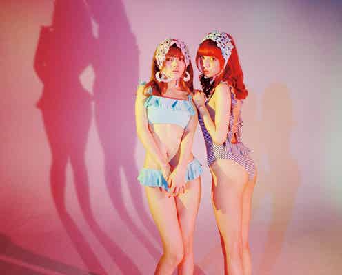 中村里砂&ちぃぽぽ、スタイル際立つ水着姿披露 アンニュイな視線にドキッ