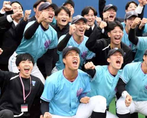 筑波大がサヨナラ勝利で19年ぶり5度目V 虎に続いた!!阪神ドラ3指名・岡城快生が延長十回に同点打