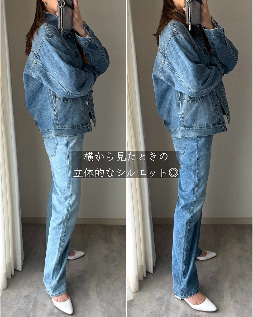 ユニクロのデニムトラッカージャケット6