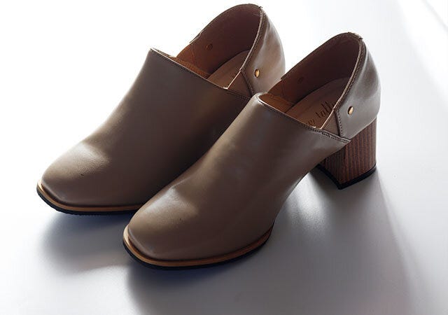 しまむら　ブーツ　ベージュ