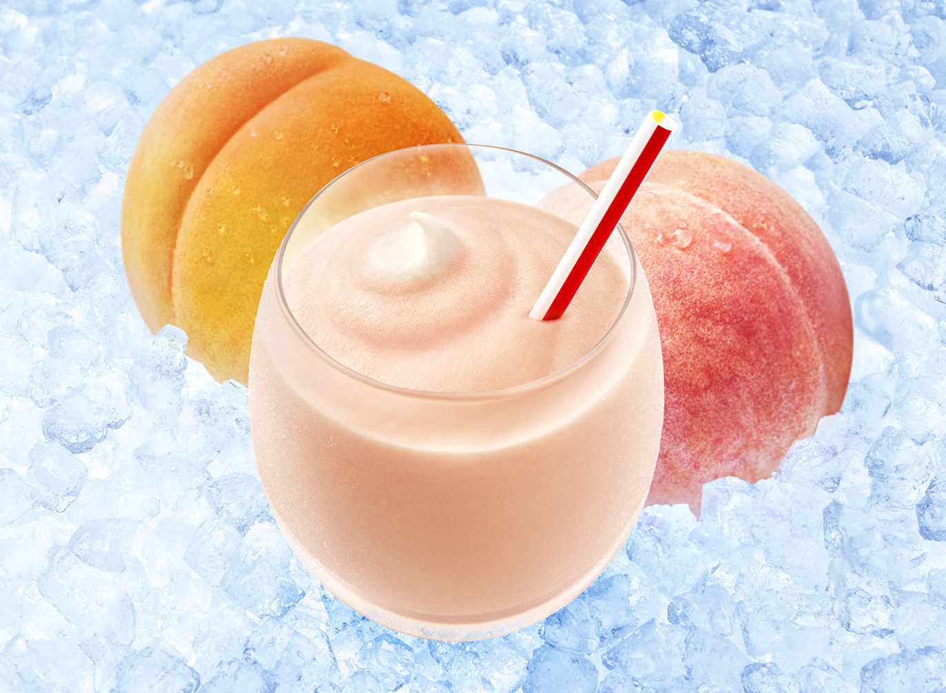 マックシェイク、香り高い“もも＆もも”が仲間入り、白桃と黄桃2種類の贅沢な味わい