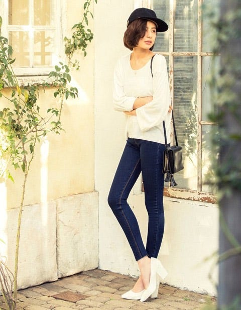 裾切りっぱなしカットオフデニムパギンス「Re:EDIT by GALSTAR」1,798円(税込)/画像提供:Re:EDIT by GALSTAR