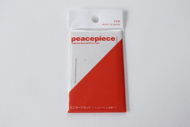 100均　ダイソー　peacepiece（ミニカードセット）　パッケージ