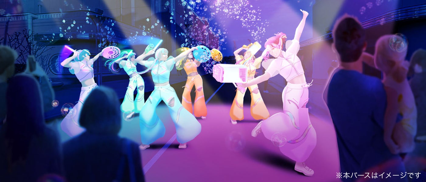 サマーナイト・バブル・ファンタジー／画像提供：ユニバーサル・スタジオ・ジャパン