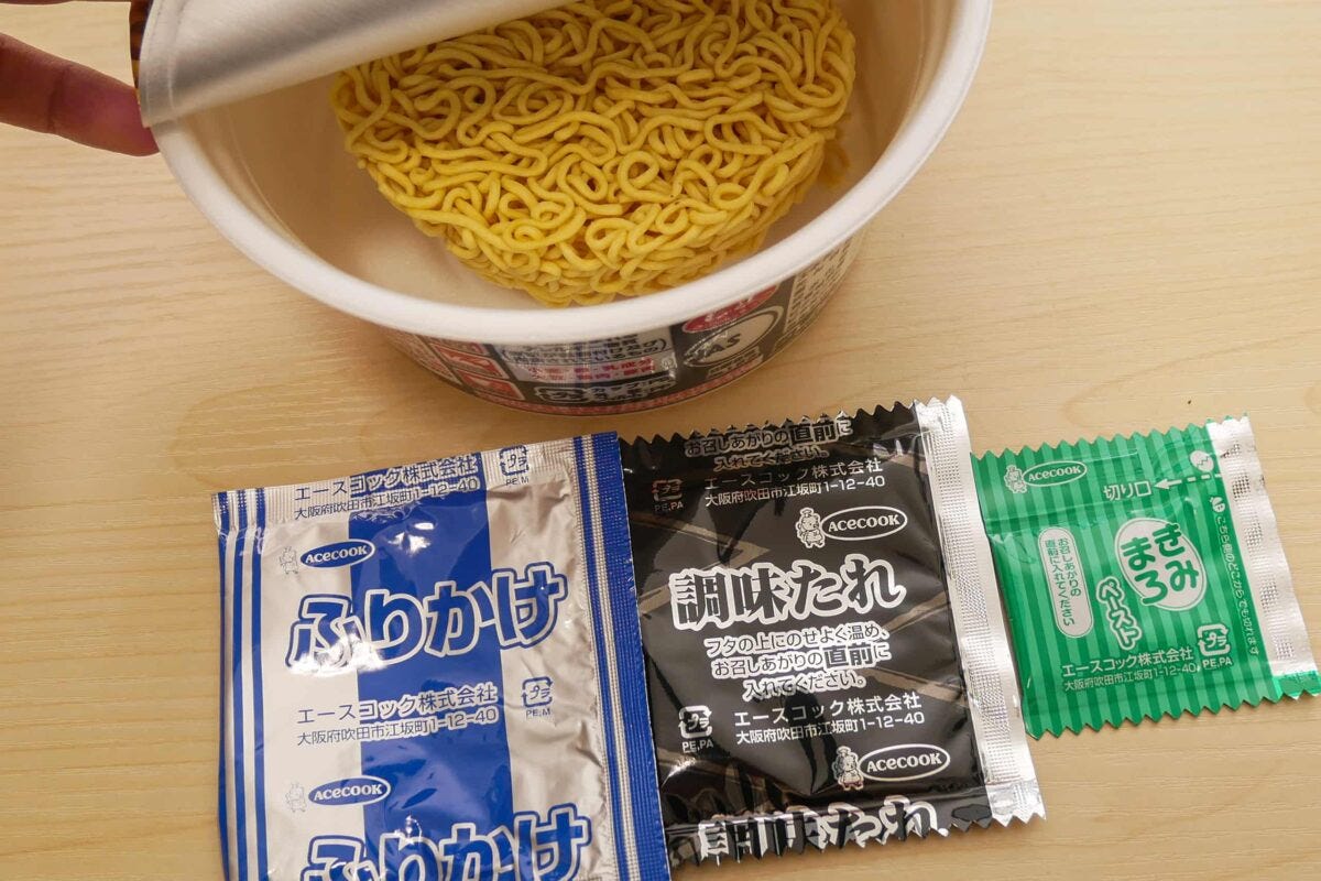 釜玉風まぜそば