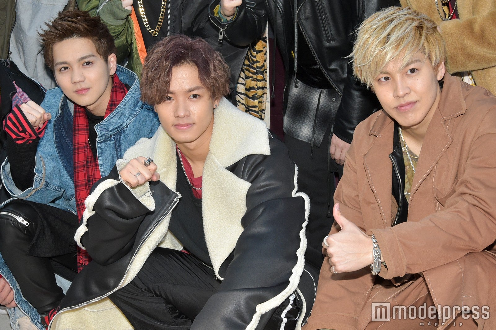 ボーカルの吉野北人、川村壱馬、RIKU（C）モデルプレス