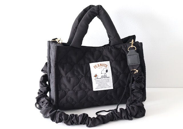 宝島社スヌーピーキルティングバッグ