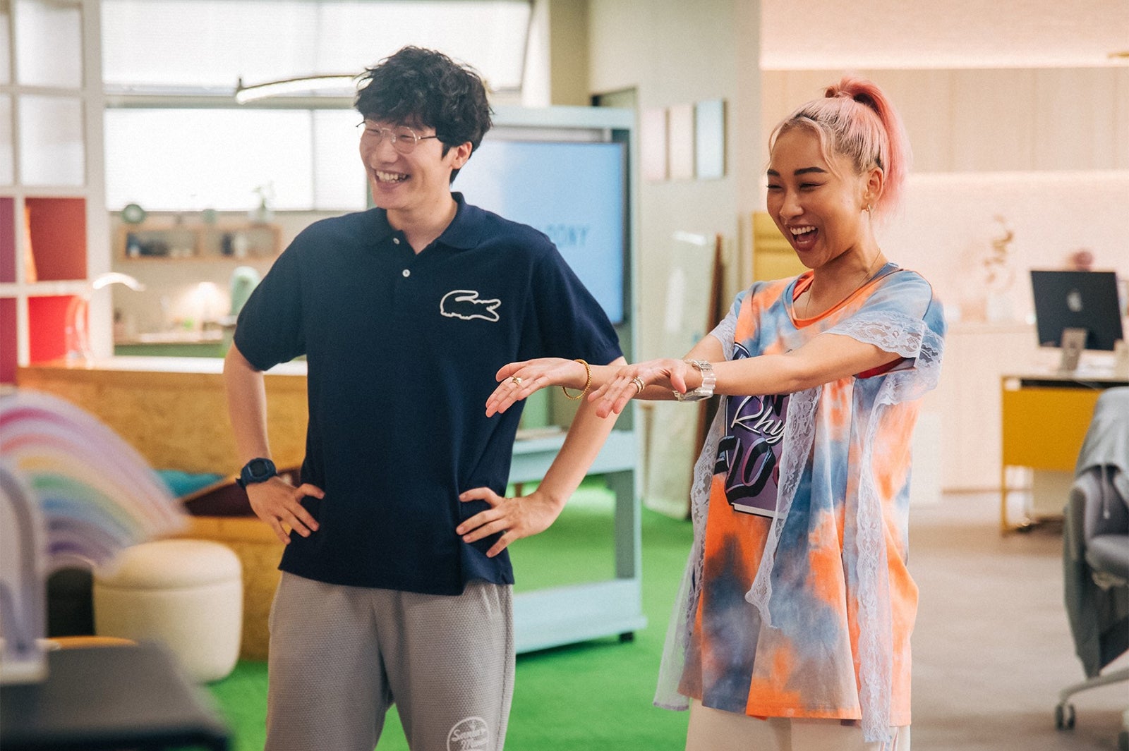 前原滉、青山テルマ／「ユニコーンに乗って」第6話より（C）TBS