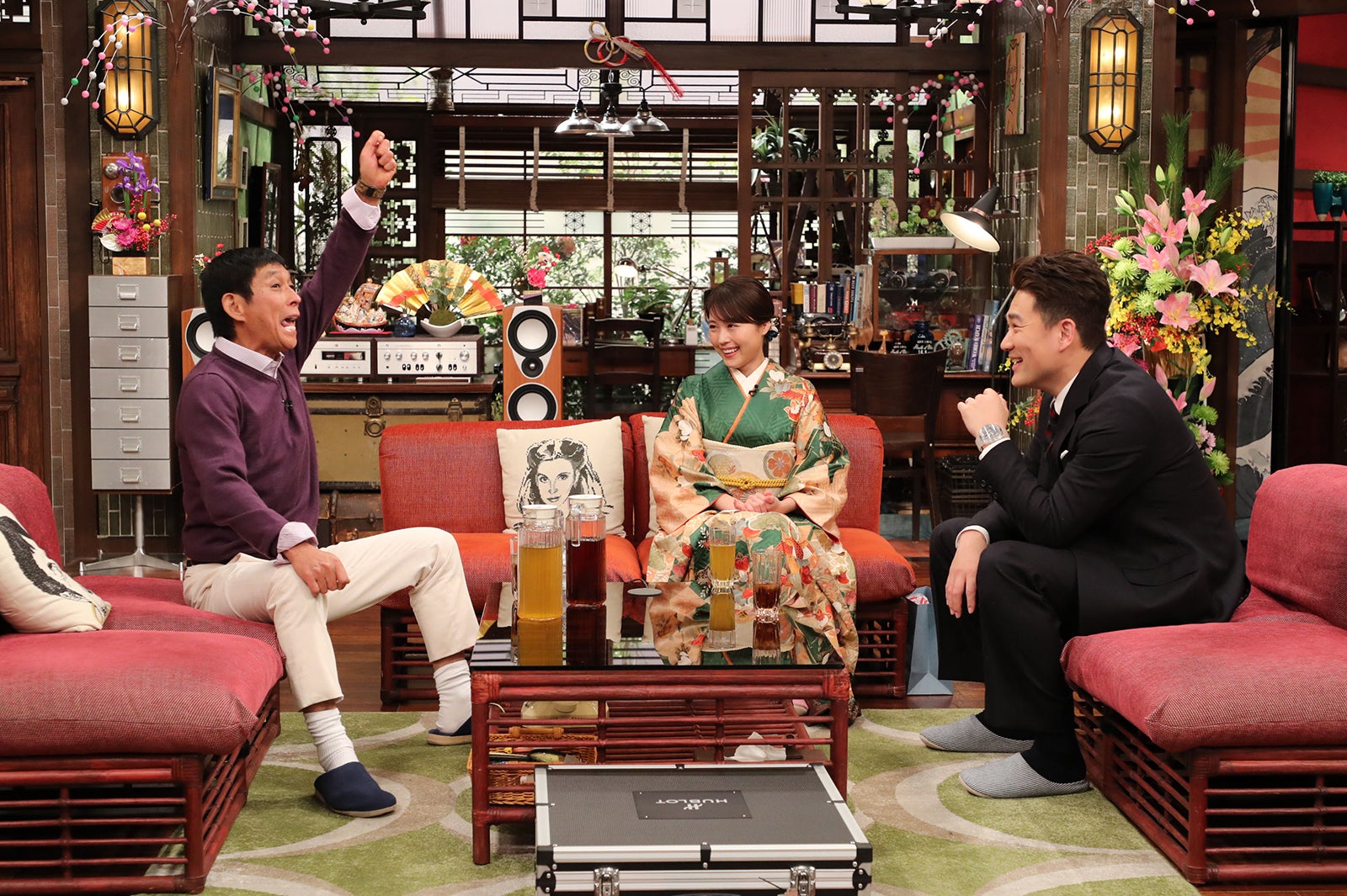 明石家さんま、有村架純、田中将大（C）カンテレ