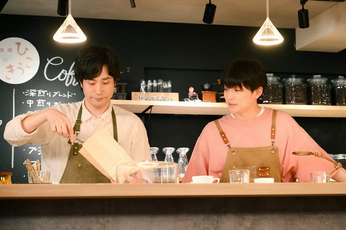 松山ケンイチ、高橋文哉「Tシャツが乾くまで」第1話(C)TBS