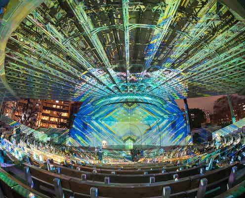 上野「Peace of Light」光のアート×音楽の一夜限定イベント “ビアテラス”会場も設置