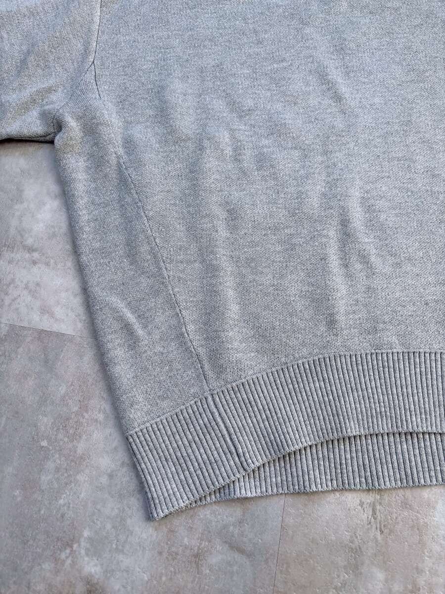 GUスウェットライクニットオーバーサイズプルオーバーの生地感