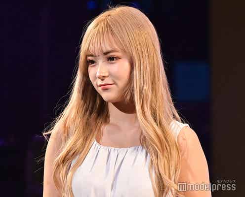“ギャルママモデル”聖菜、夏ワンピで大人の色気<TGC teen 2021 Summer>
