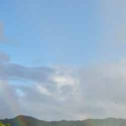 湾内に綺麗な虹が架かることも／photo by ajari