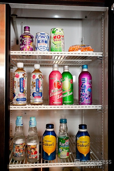 冷蔵庫の中まで世界観を演出／撮影：Kaori Suzuki