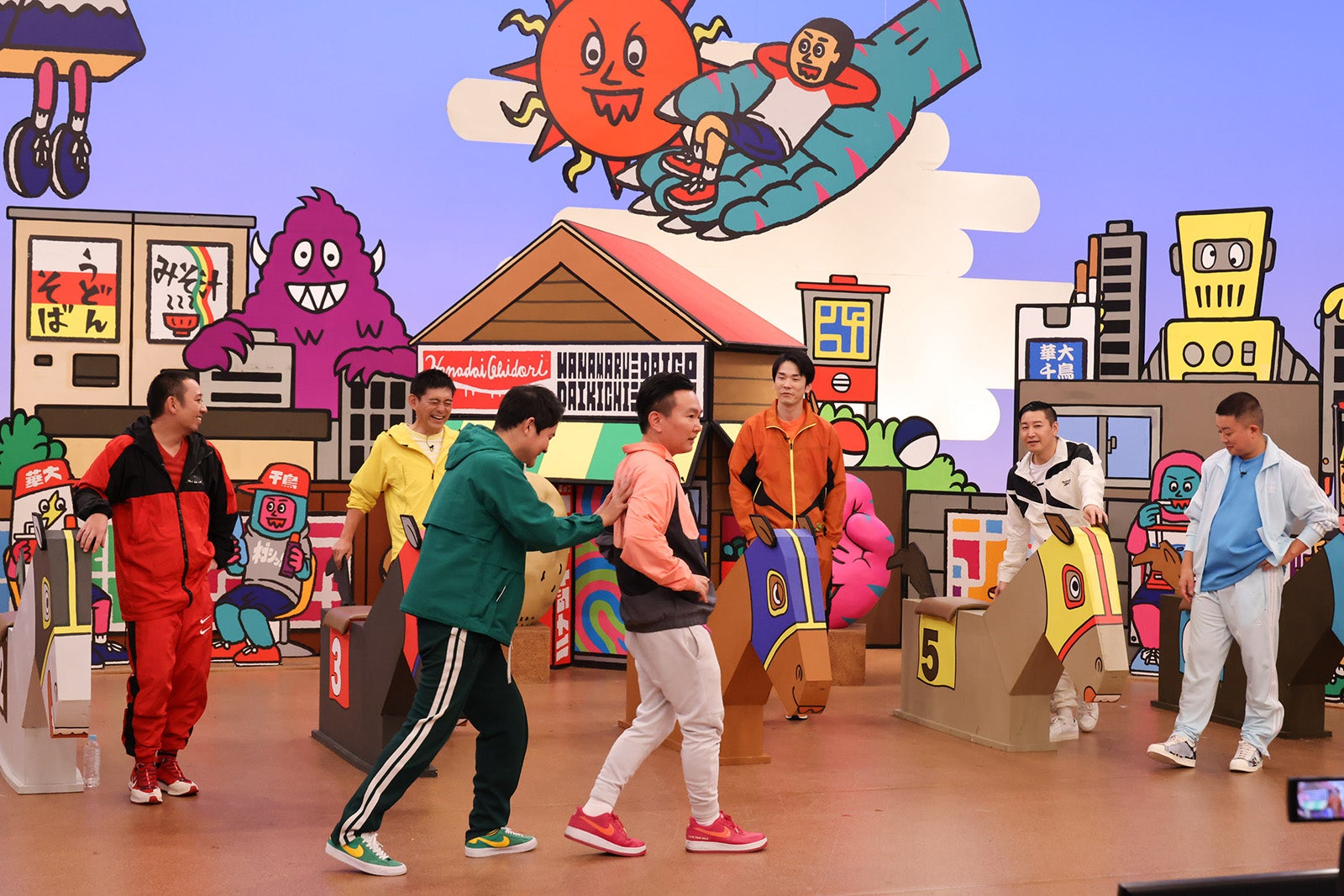 大悟、博多華丸、ノブ、山内健司、濱家隆一、長田庄平、松尾駿 （C）カンテレ