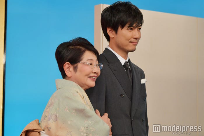 泉ピン子と玉山鉄二 (C)モデルプレス