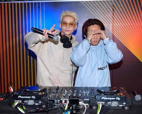 INI西洸人、本格DJプレイ披露の“前夜祭” メンバー全員駆け付けフロア盛り上げる<「MATCH UPレセプションパーティ」レポート>