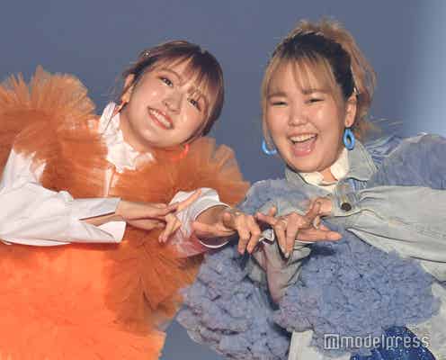 平成フラミンゴ、ド派手衣装で登場 NICOは関西凱旋ランウェイ・誕生日迎え抱負も「こいつと」<TGC 和歌山 2023>