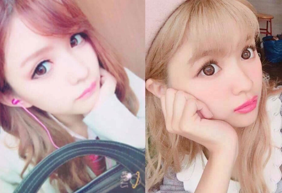 1年前と現在を比較したなちょす／なちょすオフィシャルブログ（Ameba）より