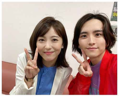 板垣李光人、浜辺美波と“約ネバ”ぶり共演で2ショット「すこぶる嬉しい」