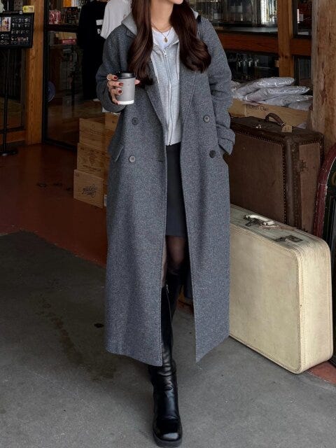 2025冬大人女性おすすめロングコートこなれカジュアルコーデ