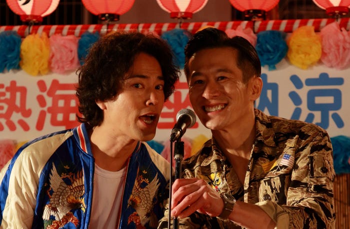 桐谷健太、三浦誠己(C)2017『火花』製作委員会