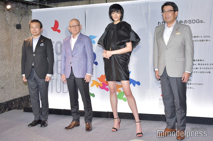 小林文彦、岡藤正広、冨永愛、石井敬太 (C)モデルプレス