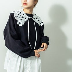 「つけ襟」で手持ち服を可愛くアレンジ! コーデのマンネリ打破するトレンド小物