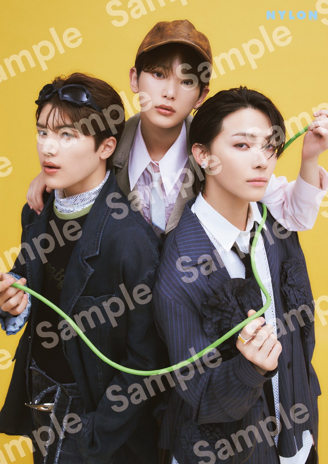 MAKI、HARUA、NICOLAS／HMV＆BOOKS online特典（C）NYLON JAPAN