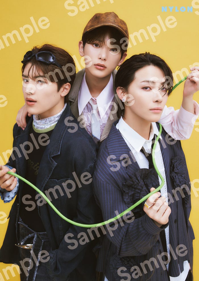MAKI、HARUA、NICOLAS/HMV&BOOKS online特典(C)NYLON JAPAN