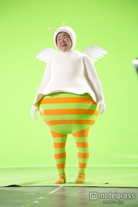 大島美幸／新CM「コバラ空耳」篇メイキングカットより