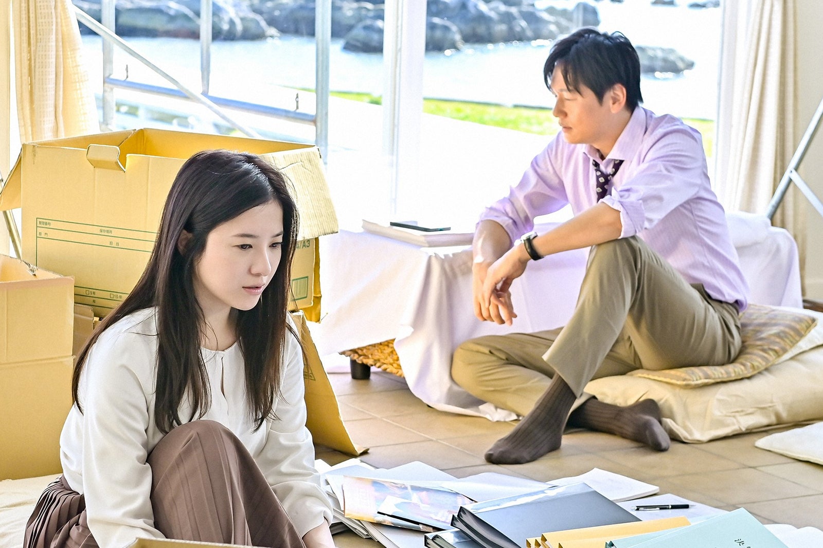 吉高由里子、井浦新／「最愛」第8話より（C）TBS