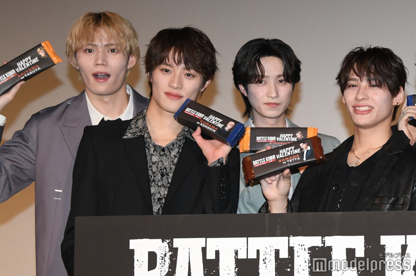 （後列左から）大槻拓也、野瀬勇馬（前列左から）上村謙信、関哲汰（C）モデルプレス