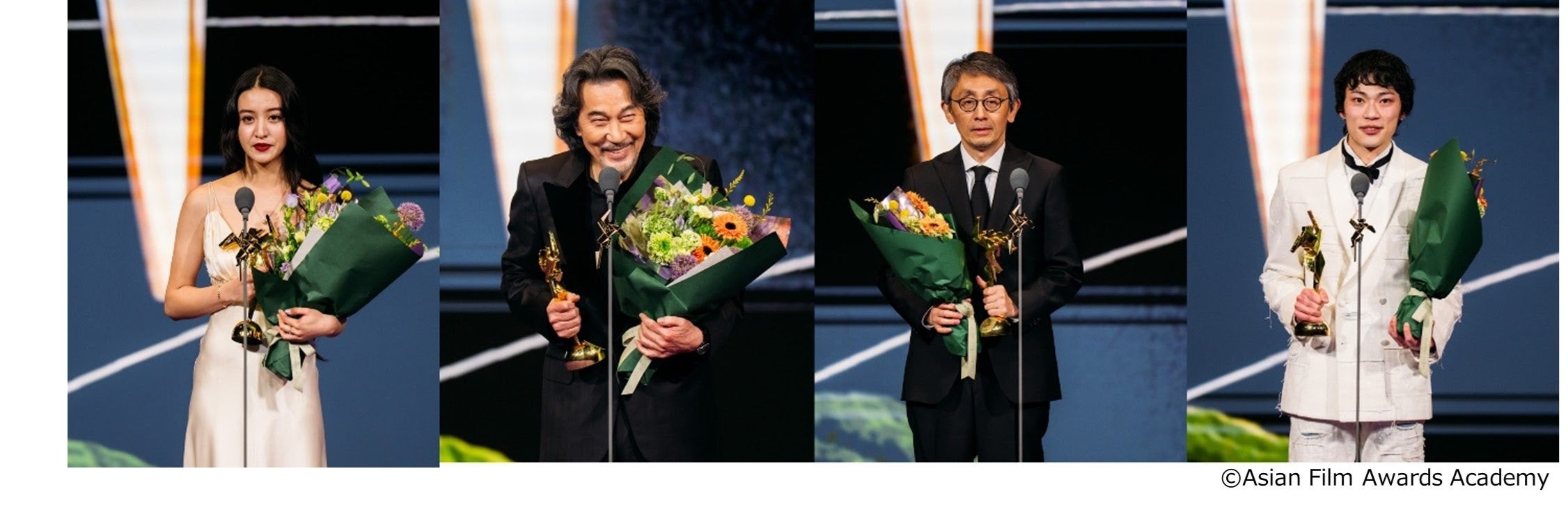 役所広司・Koki,・栗原颯人「第18回アジア・フィルム・アワード」受賞 日本人最優秀監督賞3年連続獲得の快挙