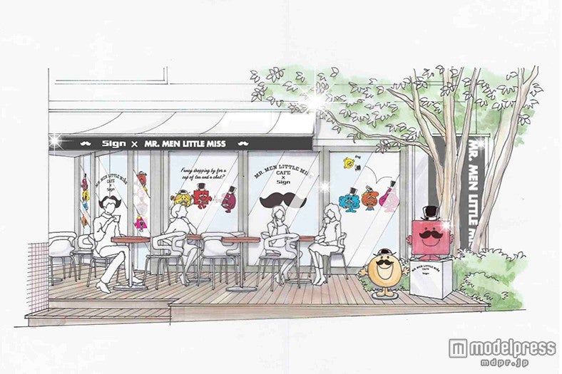 「MR．MEN LITTLE MISS×Sign代官山CAFE」イメージ