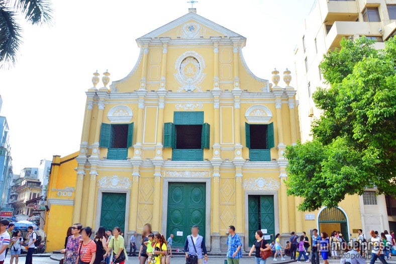 マカオ一美しいファサードと言われる「聖ドミニコ教会」