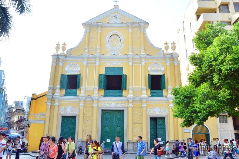 マカオ一美しいファサードと言われる「聖ドミニコ教会」
